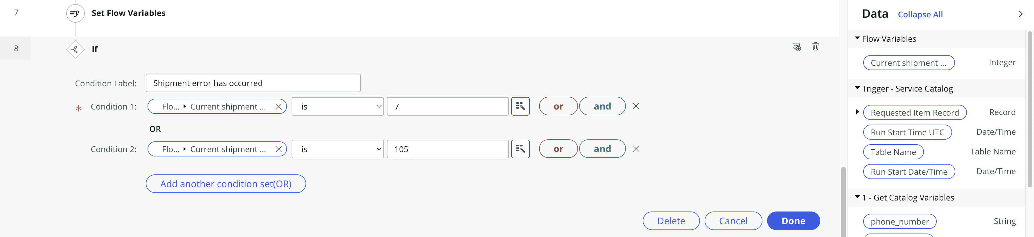 Detect error config