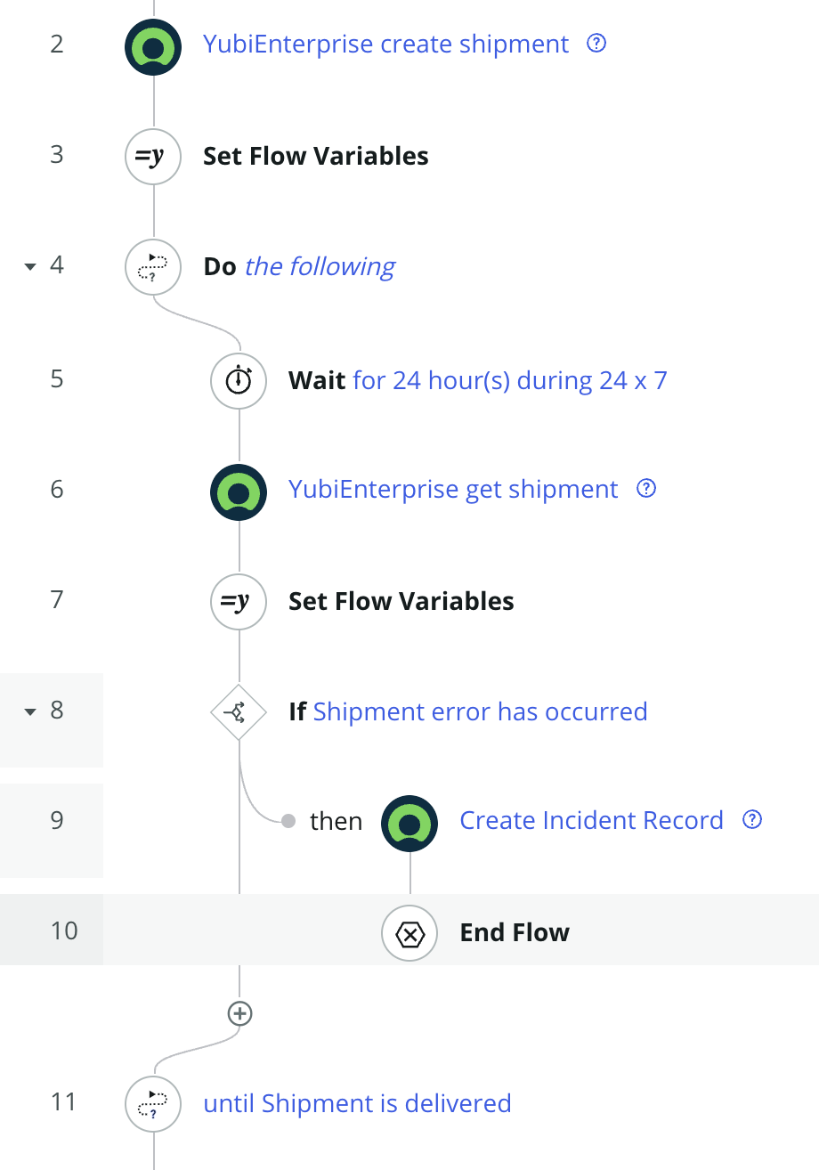 Create flow final