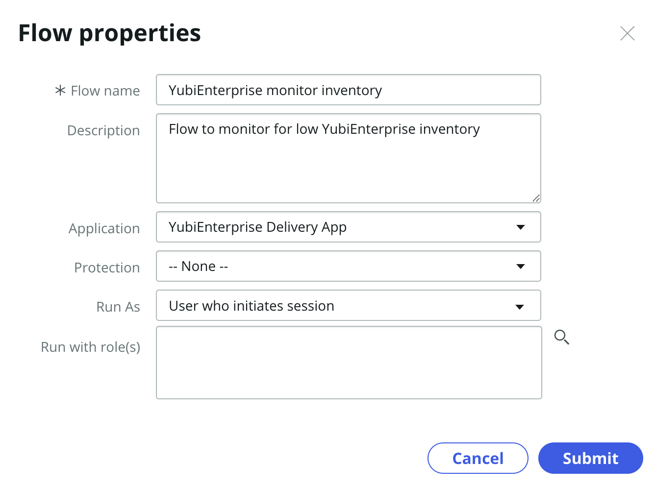 Flow properties