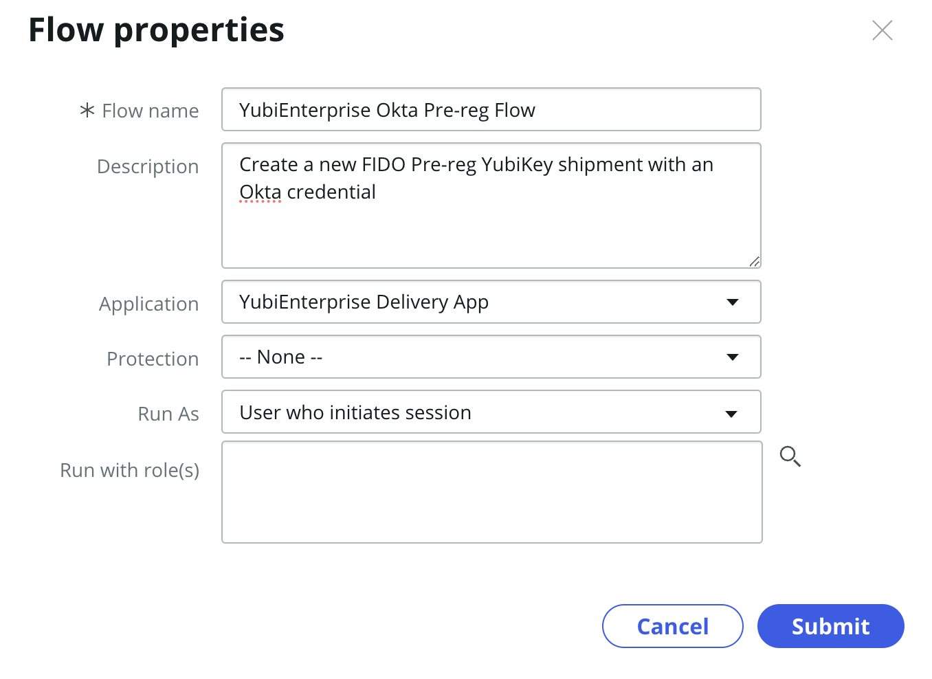 Flow properties